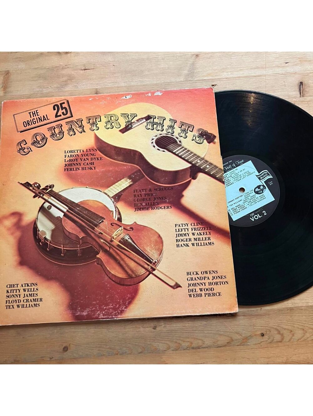 Various - The Original 25 Country Hits 33rpm VG+ VR16